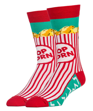 Box O' Popcorn Men's Crew Socks - Indie Indie Bang! Bang!