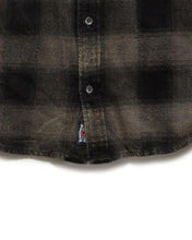 Load image into Gallery viewer, Shaw Vintage Washed Flannel Shirt - Black/Charcoal - Indie Indie Bang! Bang!
