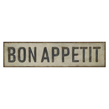 Load image into Gallery viewer, Bon Appetit Metal Wall Décor Sign - Indie Indie Bang! Bang!