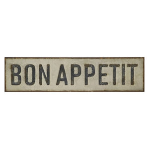Bon Appetit Metal Wall Décor Sign - Indie Indie Bang! Bang!