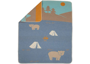 Camping Bears Baby Blanket - Indie Indie Bang! Bang!