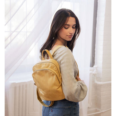Frankie Soft Backpack - Mellow Yellow
