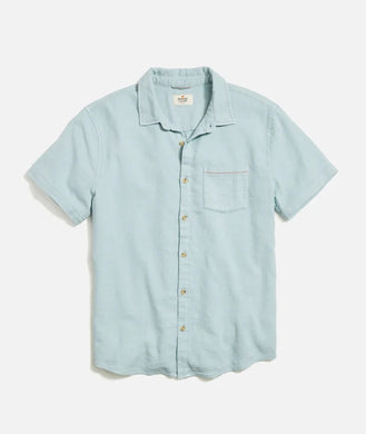 Classic Stretch Selvage Shirt Pale Blue - Indie Indie Bang! Bang!