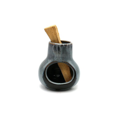 Black Ceramic Palo Santo Mini Chimney - Indie Indie Bang! Bang!