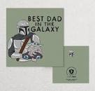 Best Dad in the Galaxy Card - Indie Indie Bang! Bang!