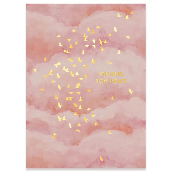 Birds & Clouds Sympathy Card - Indie Indie Bang! Bang!