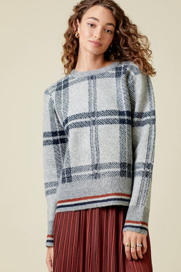 Checker Pullover Sweater - Indie Indie Bang! Bang!