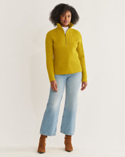 Load image into Gallery viewer, Half Zip Sweater Mustard - Indie Indie Bang! Bang!
