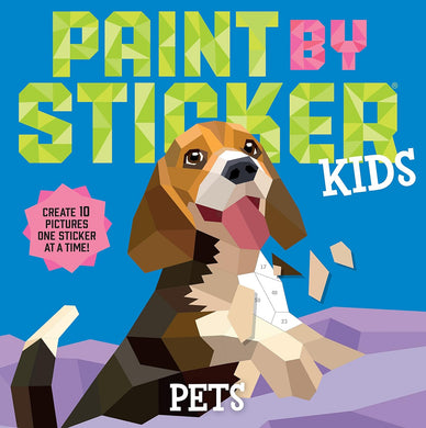 Paint By Sticker - 10 Kid's Pet Pictures - Indie Indie Bang! Bang!