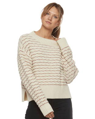 Taylor Striped Cable Sweater - Indie Indie Bang! Bang!
