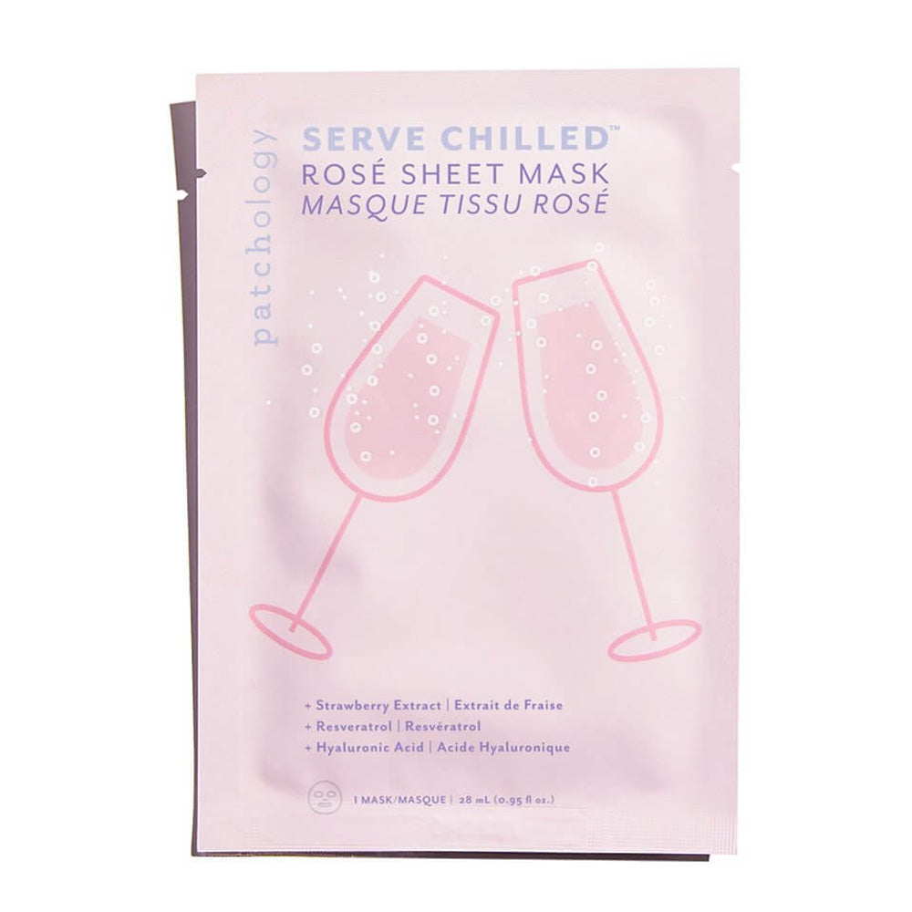 Serve Chilled Rosé Sheet Mask - Indie Indie Bang! Bang!