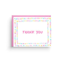 Load image into Gallery viewer, Rainbow Confetti Thank You Boxed (Set of 6) - Indie Indie Bang! Bang!