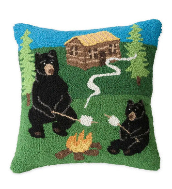 Campfire Bears Hook Pillow - Indie Indie Bang! Bang!