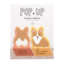 Load image into Gallery viewer, Corgi Pop Up Sticky Notes - Indie Indie Bang! Bang!