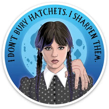 Load image into Gallery viewer, Wednesday Addams Sticker - Indie Indie Bang! Bang!