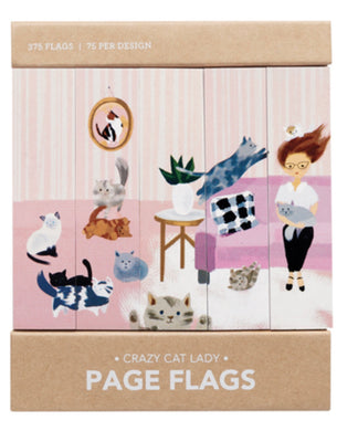 Crazy Cat lady - Page Flag - Indie Indie Bang! Bang!