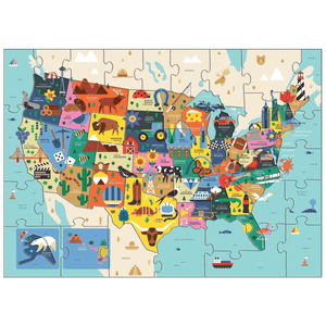 Map of the U.S.A. Puzzle - Indie Indie Bang! Bang!