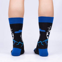 Load image into Gallery viewer, Mothman Believes In You Crew Socks - Indie Indie Bang! Bang!