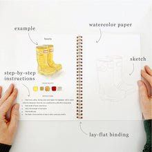 Load image into Gallery viewer, Garden Watercolor Workbook - Indie Indie Bang! Bang!