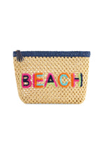 Load image into Gallery viewer, Beach Straw Zip Pouch - Indie Indie Bang! Bang!