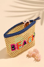 Load image into Gallery viewer, Beach Straw Zip Pouch - Indie Indie Bang! Bang!