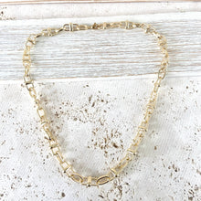 Load image into Gallery viewer, Equestrian linked chain layering crystal necklaces 