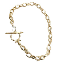 Load image into Gallery viewer, French Fleur De Lis 2-Way Toggle Necklace