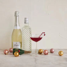 Load image into Gallery viewer, Candy Cain Stemmed Martini Glass