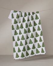 Load image into Gallery viewer, Decked Out Christmas Tree Tea Towel | Geometry