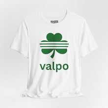 Load image into Gallery viewer, Valpo Shamrock T‑Shirt — Green Clover St. Patrick’s Day Tee - Indie Indie Bang! Bang!