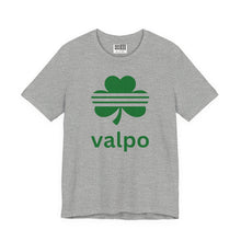 Load image into Gallery viewer, Valpo Shamrock T‑Shirt — Green Clover St. Patrick’s Day Tee - Indie Indie Bang! Bang!