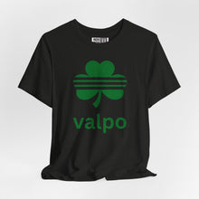 Load image into Gallery viewer, Valpo Shamrock T‑Shirt — Green Clover St. Patrick’s Day Tee - Indie Indie Bang! Bang!