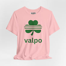 Load image into Gallery viewer, Valpo Shamrock T‑Shirt — Green Clover St. Patrick’s Day Tee - Indie Indie Bang! Bang!