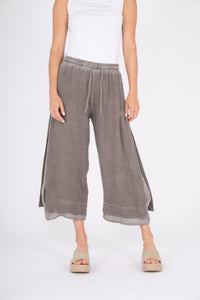 Caffe Woven Cropped Pant - Indie Indie Bang! Bang!