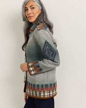 Load image into Gallery viewer, Reversible Wool Coat - Harding Indigo| Pendleton