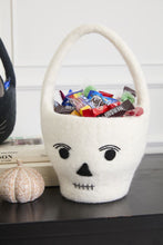 Load image into Gallery viewer, Tricks and Treats Basket Skull