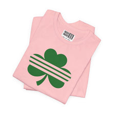 Load image into Gallery viewer, Drink Local Shamrock T‑Shirt — Green Clover St. Patrick’s Day Tee - Indie Indie Bang! Bang!