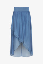 Load image into Gallery viewer, Women's Knit/Woven Combo Skirt - Marine - Indie Indie Bang! Bang!