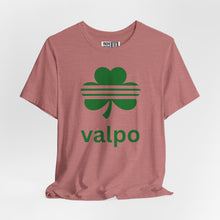 Load image into Gallery viewer, Valpo Shamrock T‑Shirt — Green Clover St. Patrick’s Day Tee - Indie Indie Bang! Bang!