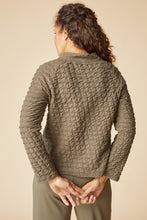 Load image into Gallery viewer, Textured Tides Raglan Rocket Top - Umber