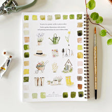 Load image into Gallery viewer, Garden Watercolor Workbook - Indie Indie Bang! Bang!