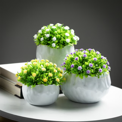 White Metal Modern Decorative Bowls - Indie Indie Bang! Bang!