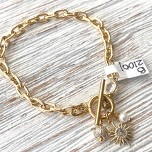 Load image into Gallery viewer, Pearl Sun Charm Bracelet - Indie Indie Bang! Bang!
