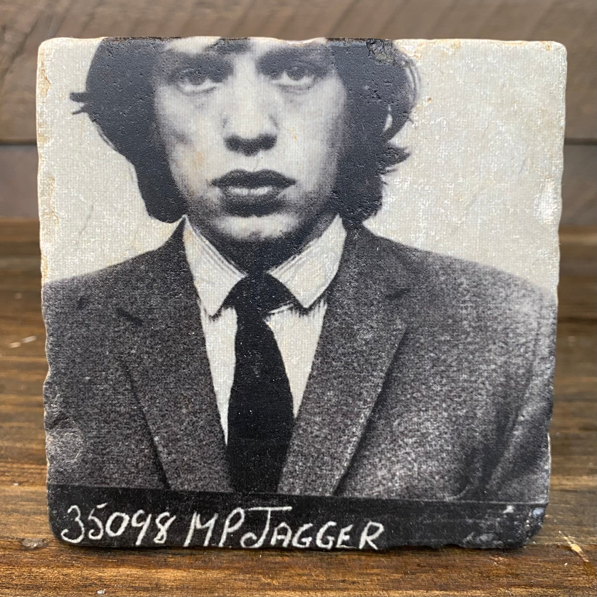 Mick Jagger Mugshot Coaster - Thumbnail 2