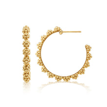 Load image into Gallery viewer, BERRY Icon Medium Hoop Earrings - Gold | Capucine De Wulf