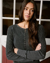 Load image into Gallery viewer, Hattieville Charcoal Henley