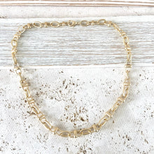 Load image into Gallery viewer, Equestrian linked chain layering crystal necklaces 