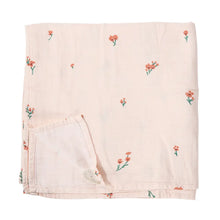 Load image into Gallery viewer, Petite Posies Bamboo Muslin Swaddle