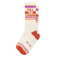 Load image into Gallery viewer, Full Time Lesbian Gym Crew Socks - Indie Indie Bang! Bang!