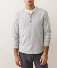 Load image into Gallery viewer, Marine Layer | Pacifica Stretch Henley Light Grey - Indie Indie Bang! Bang!